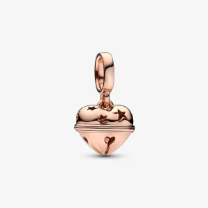 PANDORA Festive Bell Dangle Charm - 782376C00 (immagine per) PANDORA Festive Bell Dangle Charm - 782376C00
