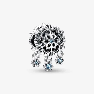 (immagine per) PANDORA Goccia con Ciondolo Fiocco di Neve Ghiacciato - 792367C01