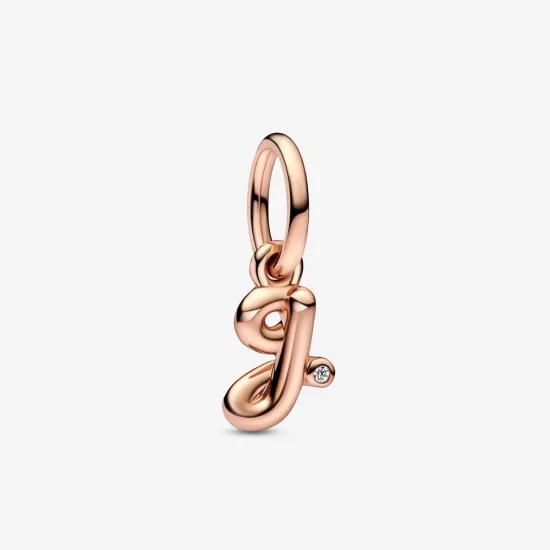 (immagine per) PANDORA Letter G Script Alphabet Dangle Charm - 782535C01