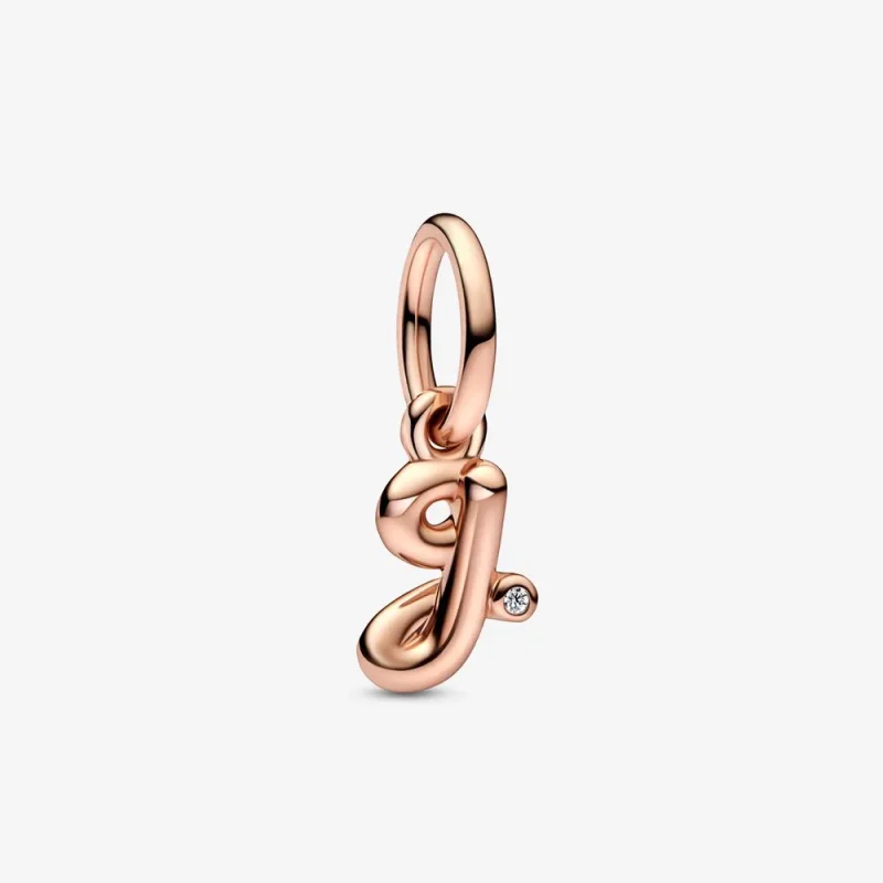 (immagine per) PANDORA Letter G Script Alphabet Dangle Charm - 782535C01