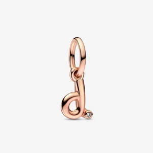 (immagine per) PANDORA Lettera D Ciondolo a Goccia Alfabeto D Script - 782534C01
