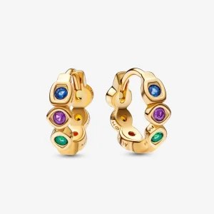 PANDORA Marvel Gli orecchini a cerchio The Avengers Infinity Stones - 262567C01 (immagine per) PANDORA Marvel Gli orecchini a cerchio The Avengers Infinity Stones - 262567C01