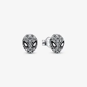 (immagine per) PANDORA Orecchini a perno con maschera di Spider-Man Marvel Pavé - 292354C01