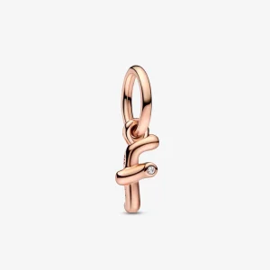 (immagine per) PANDORA Pendente Lettera F Script Alfabeto - 782532C01