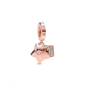 (immagine per) Pendente Pandora Rose Gold a forma di stella della fortuna - 782483C01