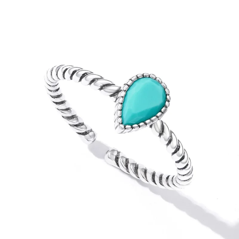 (immagine per) Anello a goccia di stile Pandora - BSR247 - Visualizza 3