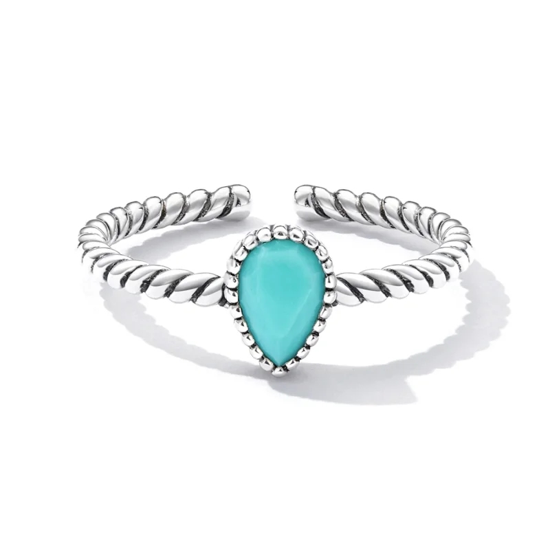 (immagine per) Anello a goccia di stile Pandora - BSR247 - Visualizza 4