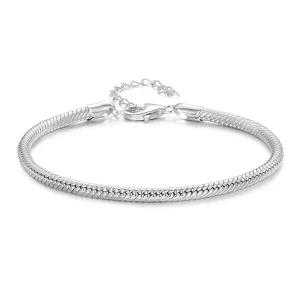 Braccialetto a catena a serpente in stile Pandora - SCB252 (immagine per) Braccialetto a catena a serpente in stile Pandora - SCB252