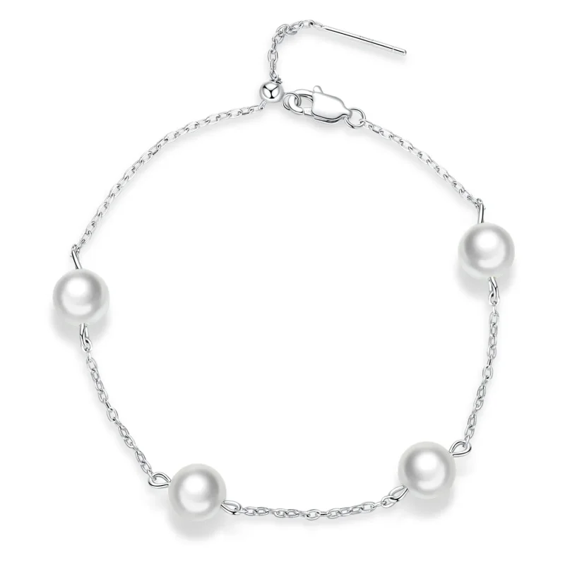 (immagine per) Braccialetto in stile Pandora con perle - BSB090