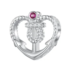 Charm a forma di ancora in stile Pandora - BSC773 (immagine per) Charm a forma di ancora in stile Pandora - BSC773