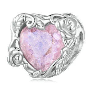 Charm a forma di cuore dell'amore in stile Pandora - BSC836 (immagine per) Charm a forma di cuore dell'amore in stile Pandora - BSC836