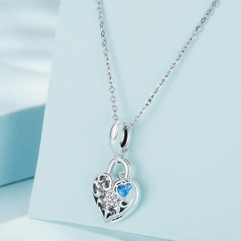 (immagine per) Charm a forma di cuore intrecciato in stile Pandora - SCC2502 - Visualizza 2