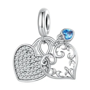 Charm a forma di cuore intrecciato in stile Pandora - SCC2502 (immagine per) Charm a forma di cuore intrecciato in stile Pandora - SCC2502