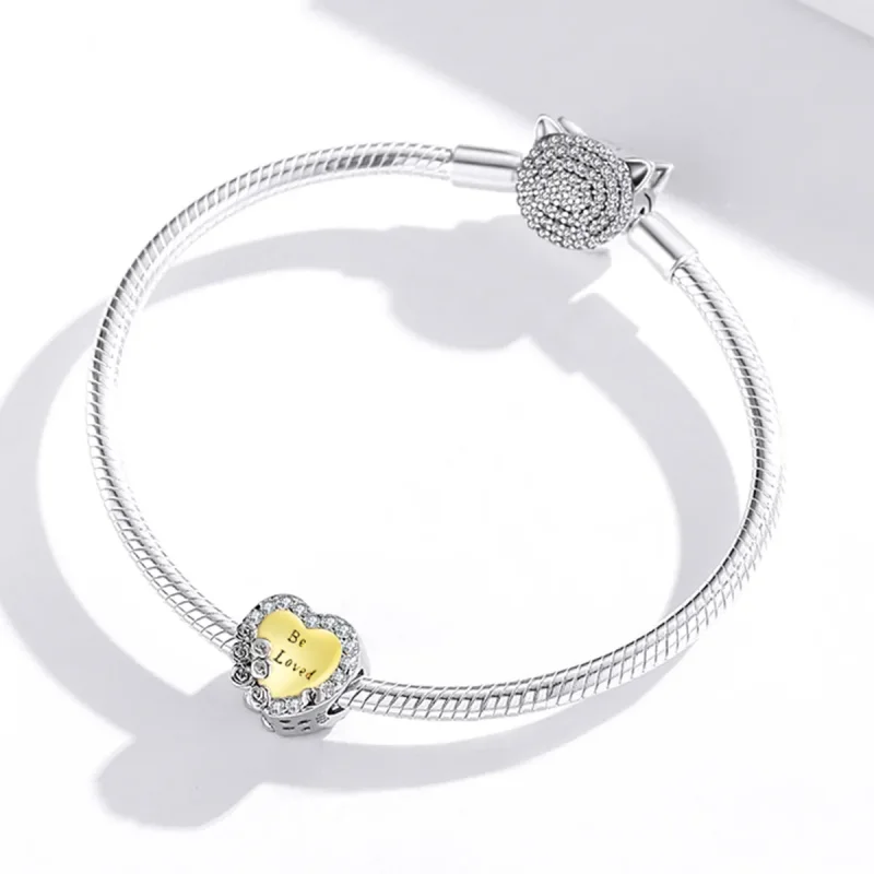 (immagine per) Charm a forma di cuore stile Pandora - BSC500 - Visualizza 3