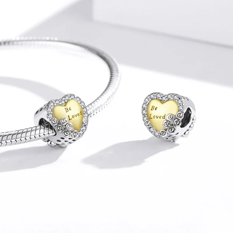 (immagine per) Charm a forma di cuore stile Pandora - BSC500 - Visualizza 4