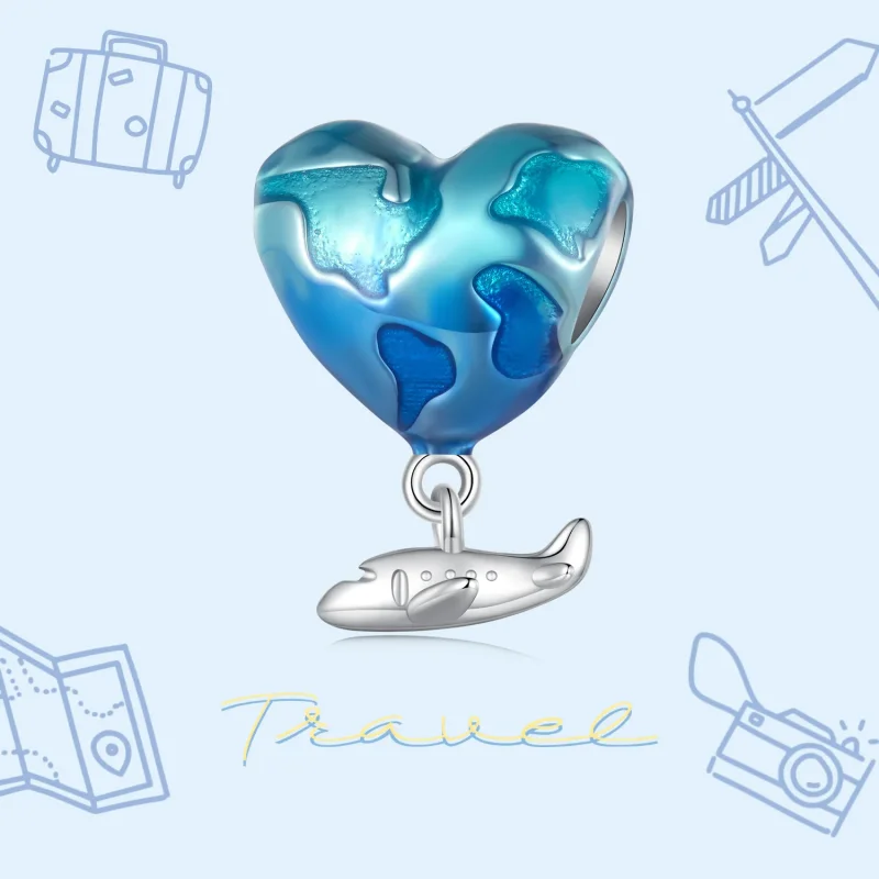 (immagine per) Charm a forma di globo di stile Pandora - SCC2481 - Visualizza 3
