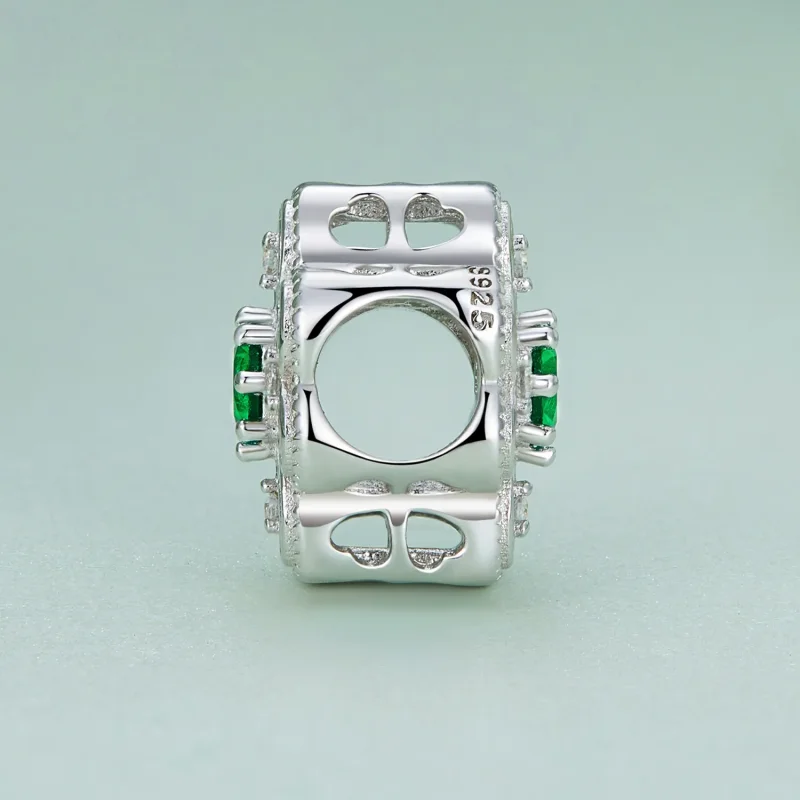 (immagine per) Charm a quattro foglie di trifoglio stile Pandora - BSC759 - Visualizza 3