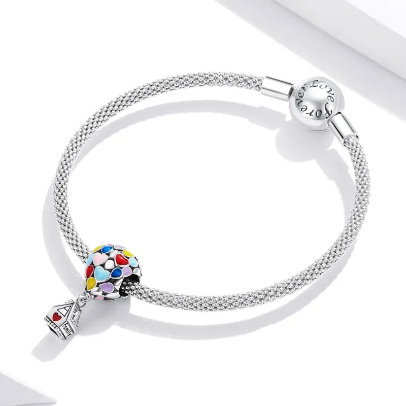 (immagine per) Charm in stile Pandora Casa Volante - BSC417 - Visualizza 3