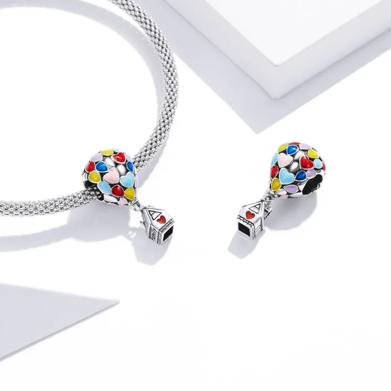 (immagine per) Charm in stile Pandora Casa Volante - BSC417 - Visualizza 4