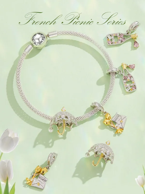 (immagine per) Charm Pandora stile Champagne - BSC863 - Visualizza 2