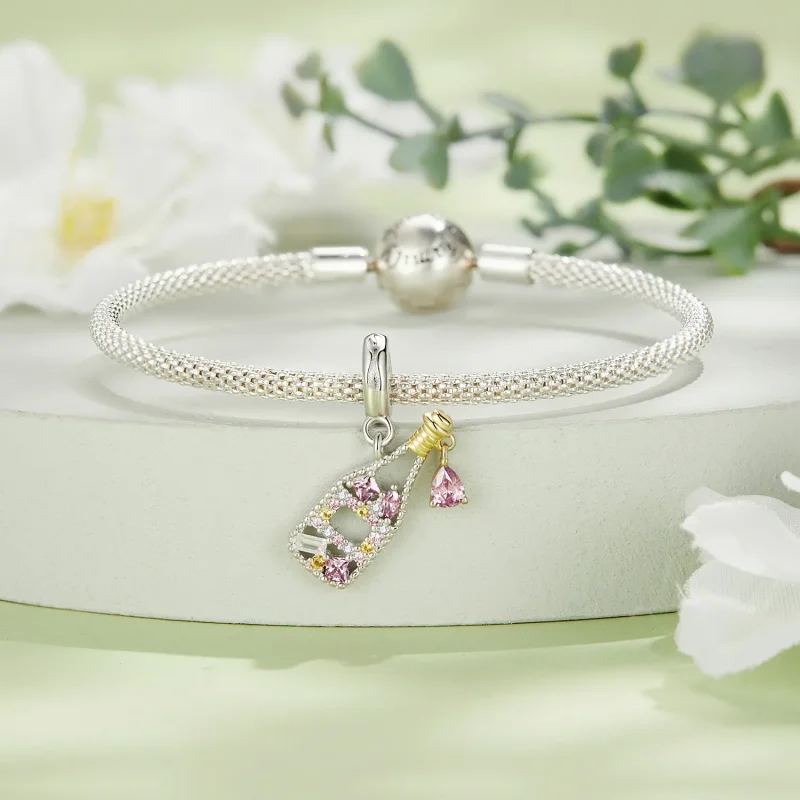 (immagine per) Charm Pandora stile Champagne - BSC863 - Visualizza 3