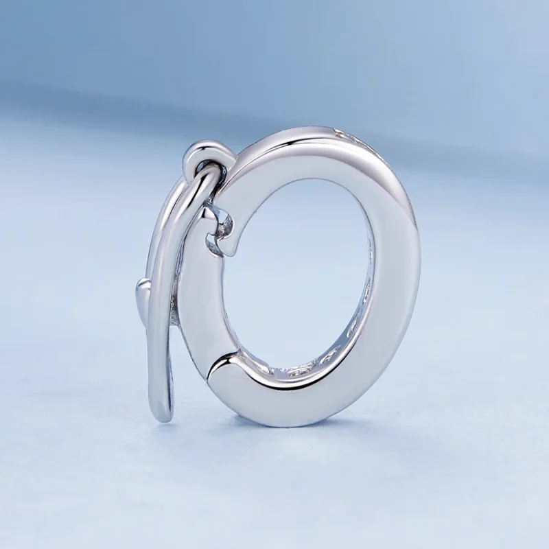 (immagine per) Charm Spacer Scintillante Trasparente Stile Pandora - BSC886 - Visualizza 3