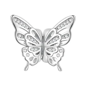 (immagine per) Charm Spaziatore Stile Pandora con Farfalle - BSC823