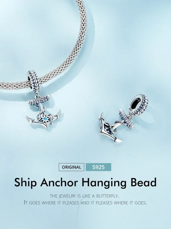 (immagine per) Charm stile Pandora con ancora - SCC2401 - Visualizza 2