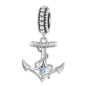 Charm stile Pandora con ancora - SCC2401 (immagine per) Charm stile Pandora con ancora - SCC2401