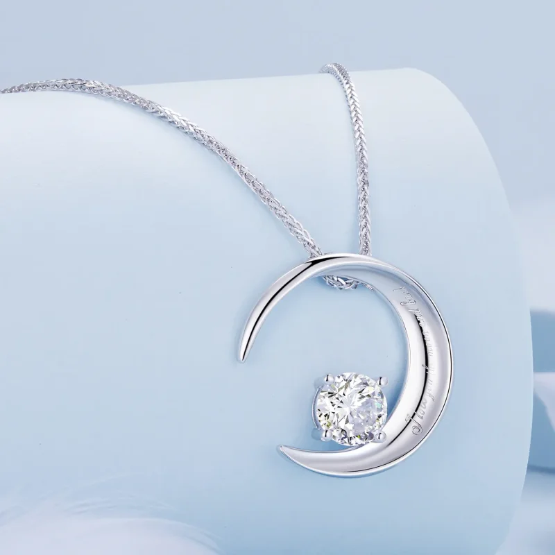 (immagine per) Collana a luna in stile Pandora - BSN311 - Visualizza 2