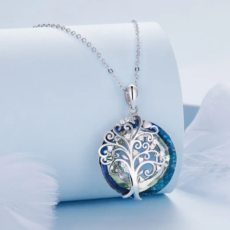 (immagine per) Collana cerchio famiglia stile Pandora - BSN315 - Visualizza 2
