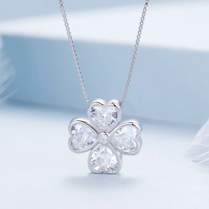 (immagine per) Collana di buona fortuna in stile Pandora - BSN334 - Visualizza 3