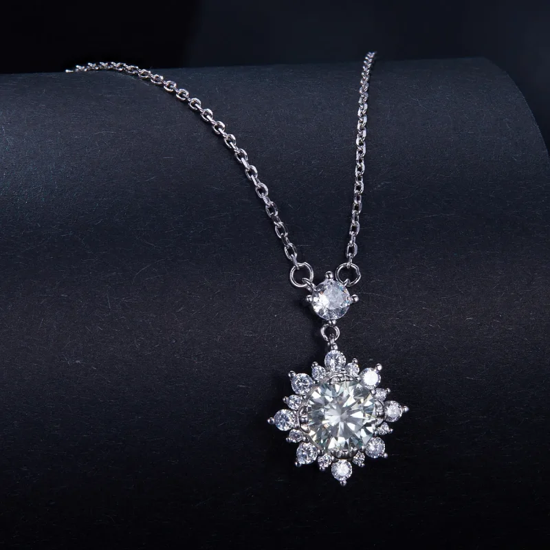 (immagine per) Collana di stile Pandora con diamanti - MSN017 - Visualizza 2