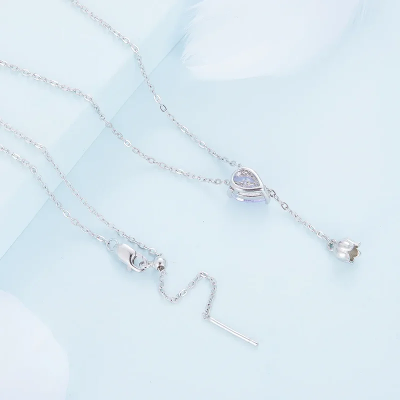 (immagine per) Collana in stile Pandora con ametista - BSN271 - Visualizza 4
