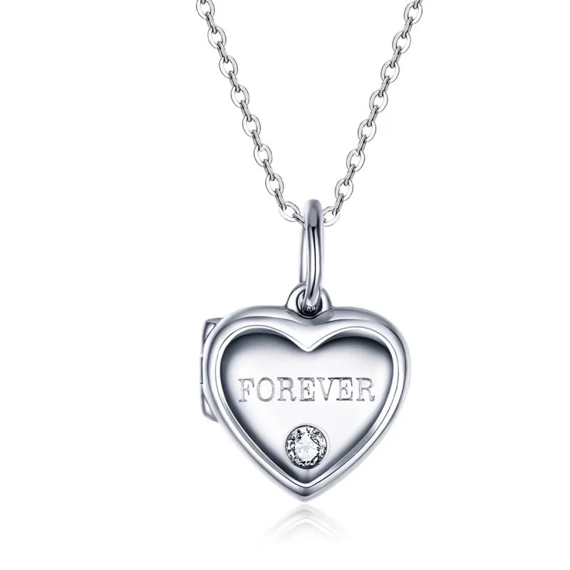 (immagine per) Collana incisa di stile Pandora - BSC102 - Visualizza 2