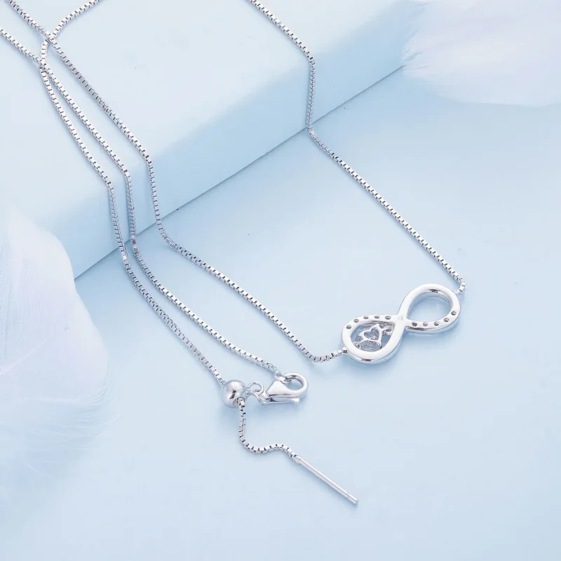 (immagine per) Collana stile Pandora con simbolo dell'infinito - BSN276 - Visualizza 4