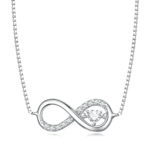 (immagine per) Collana stile Pandora con simbolo dell'infinito - BSN276