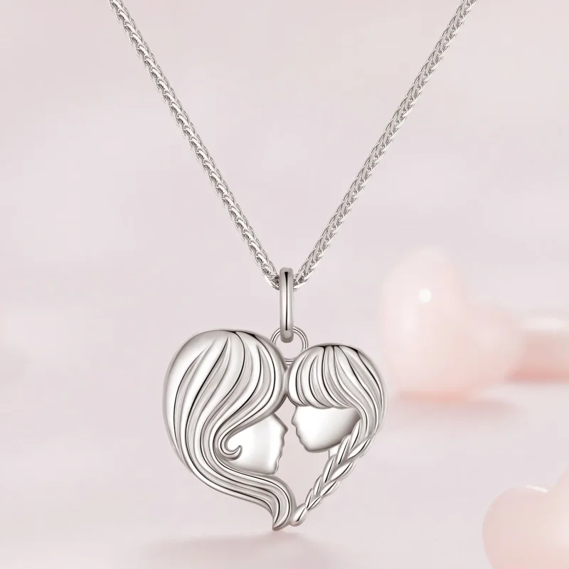 (immagine per) Collana stile Pandora madre figlia - BSN324 - Visualizza 3