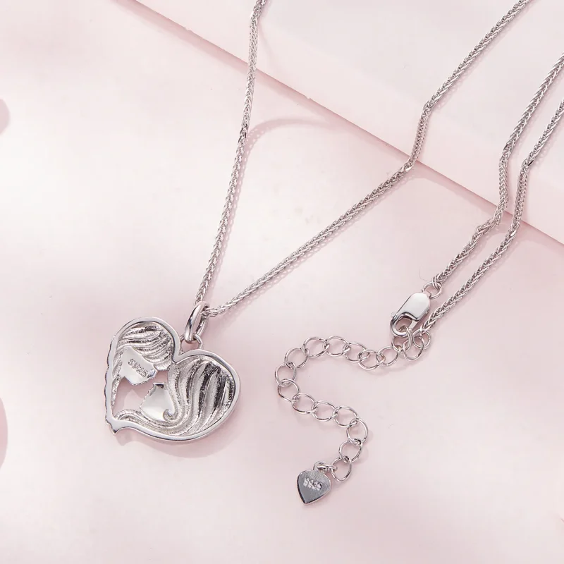 (immagine per) Collana stile Pandora madre figlia - BSN324 - Visualizza 4