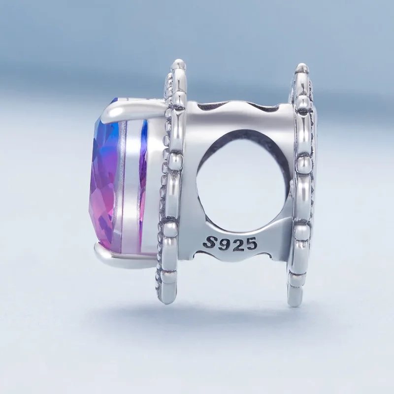 (immagine per) Stile Pandora Per sempre il mio amore Ciondolo Cuore a colori sfumati - BSC830 - Visualizza 3