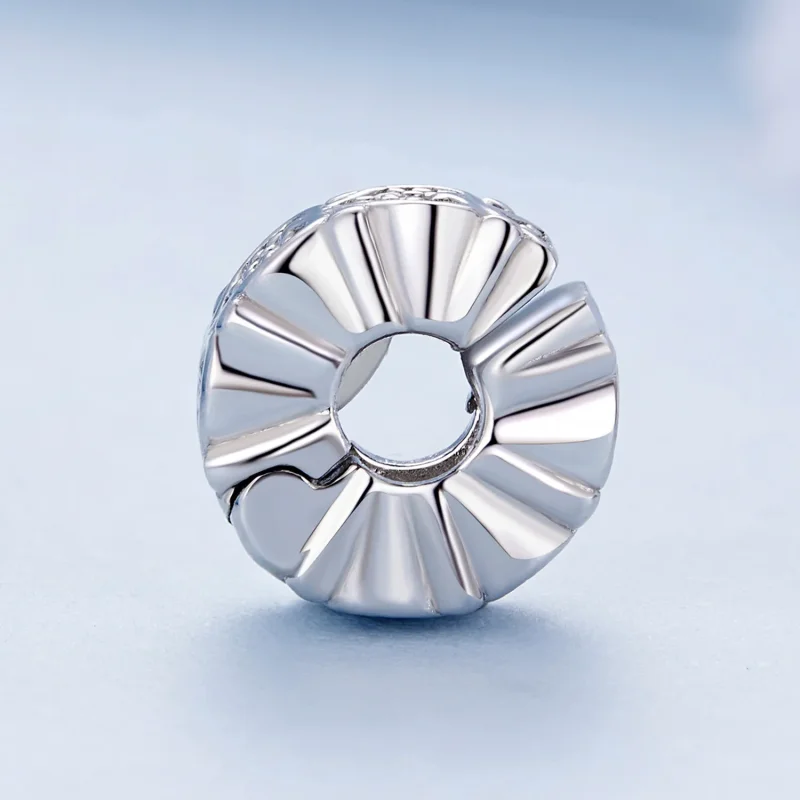 (immagine per) Stile Pandora Spacer a forma di cuore - BSC885 - Visualizza 3