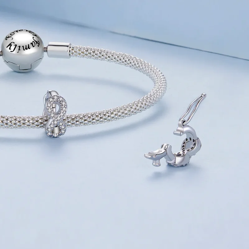 (immagine per) Stile Pandora Spacer Infinito - BSC887 - Visualizza 4