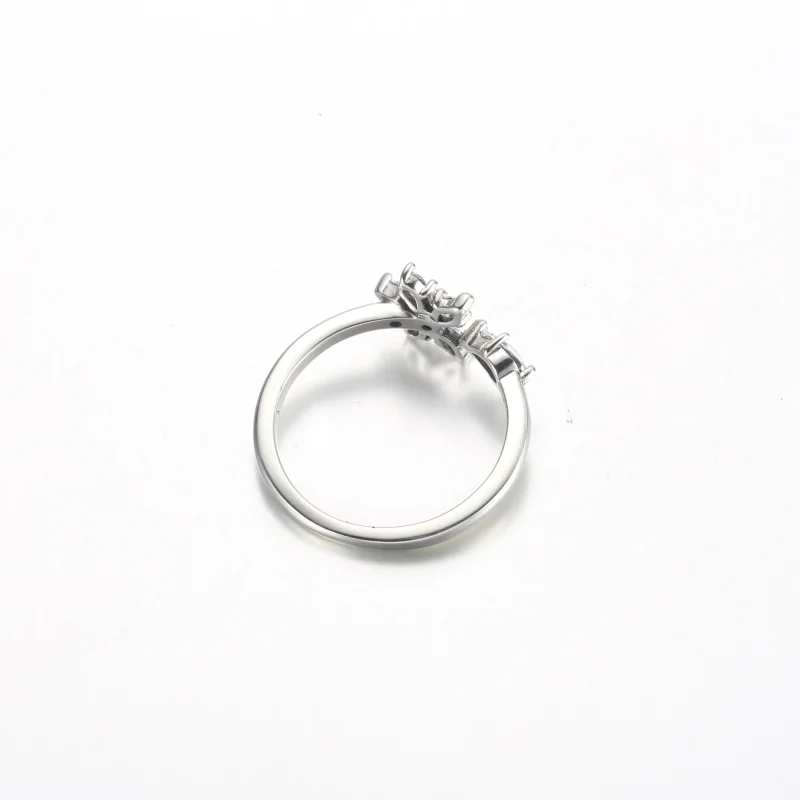 (immagine per) Anello aperto Pandora Sparkling Herbarium Cluster - 192611C01 - Visualizza 5