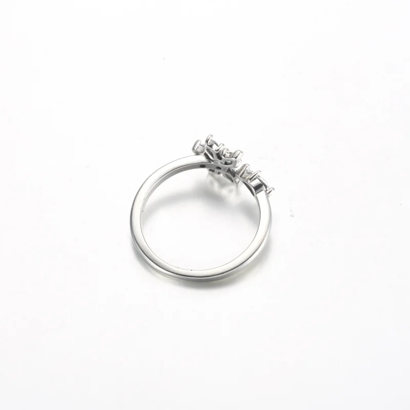 (immagine per) Anello aperto Pandora Sparkling Herbarium Cluster - 192611C01 - Visualizza 6