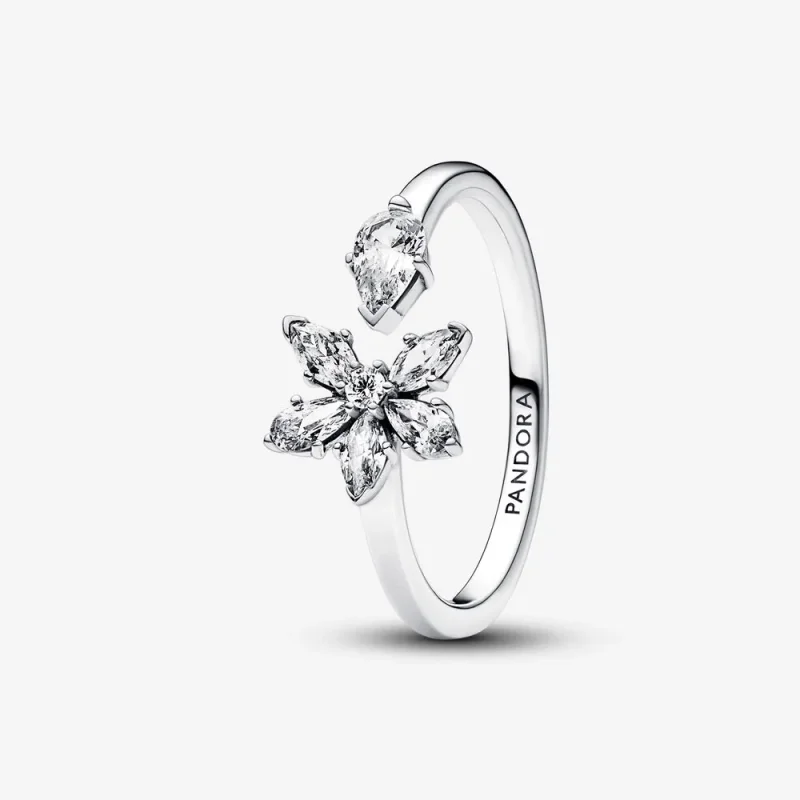 (immagine per) Anello aperto Pandora Sparkling Herbarium Cluster - 192611C01