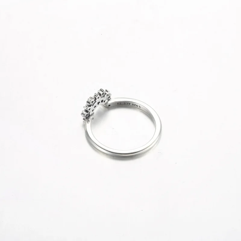 (immagine per) Anello Pandora Celestial Blue Sparkling Moon - 192675C01 - Visualizza 6