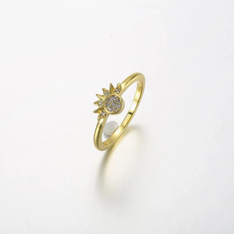 (immagine per) Anello Pandora Celestial Sparkling Sun - 162674C01 - Visualizza 2