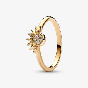 Anello Pandora Celestial Sparkling Sun - 162674C01 (immagine per) Anello Pandora Celestial Sparkling Sun - 162674C01