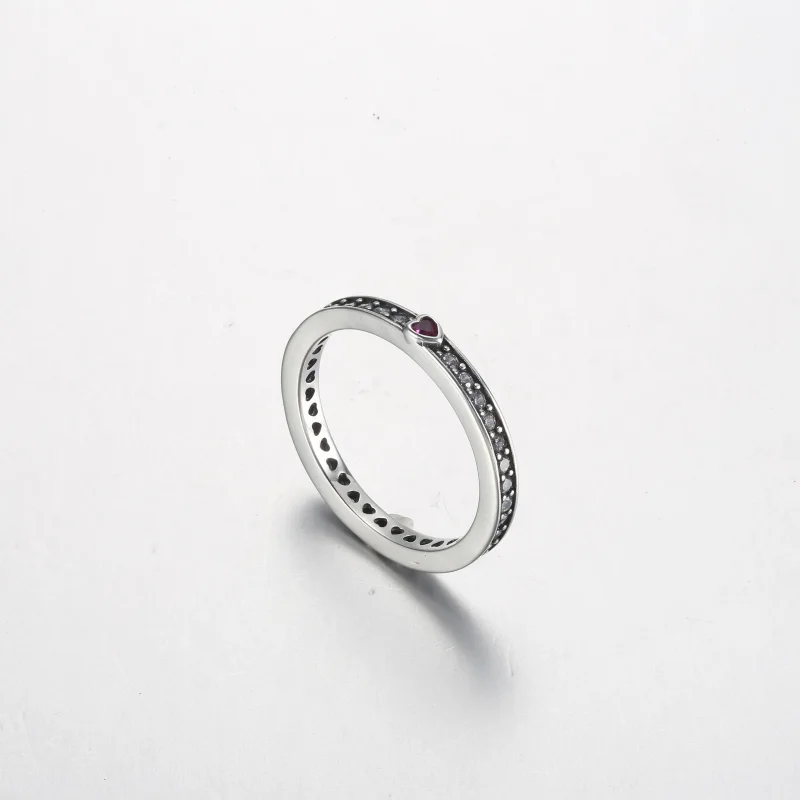 (immagine per) Anello Pandora Sparkling Love Message - 192601C01 - Visualizza 6