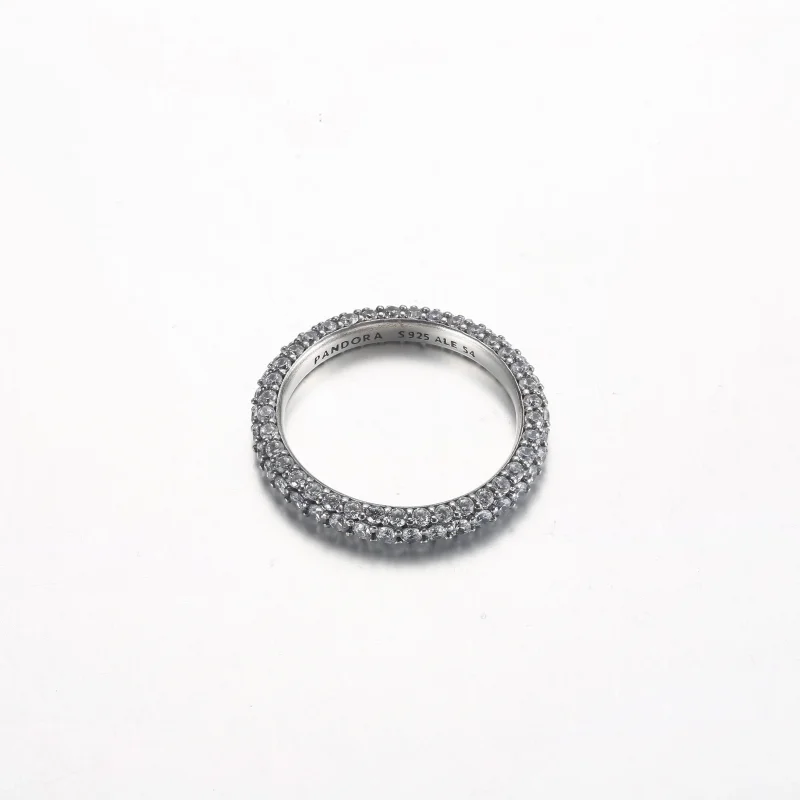 (immagine per) Anello Pandora Timeless Pavé a fila singola - 192627C01 - Visualizza 4
